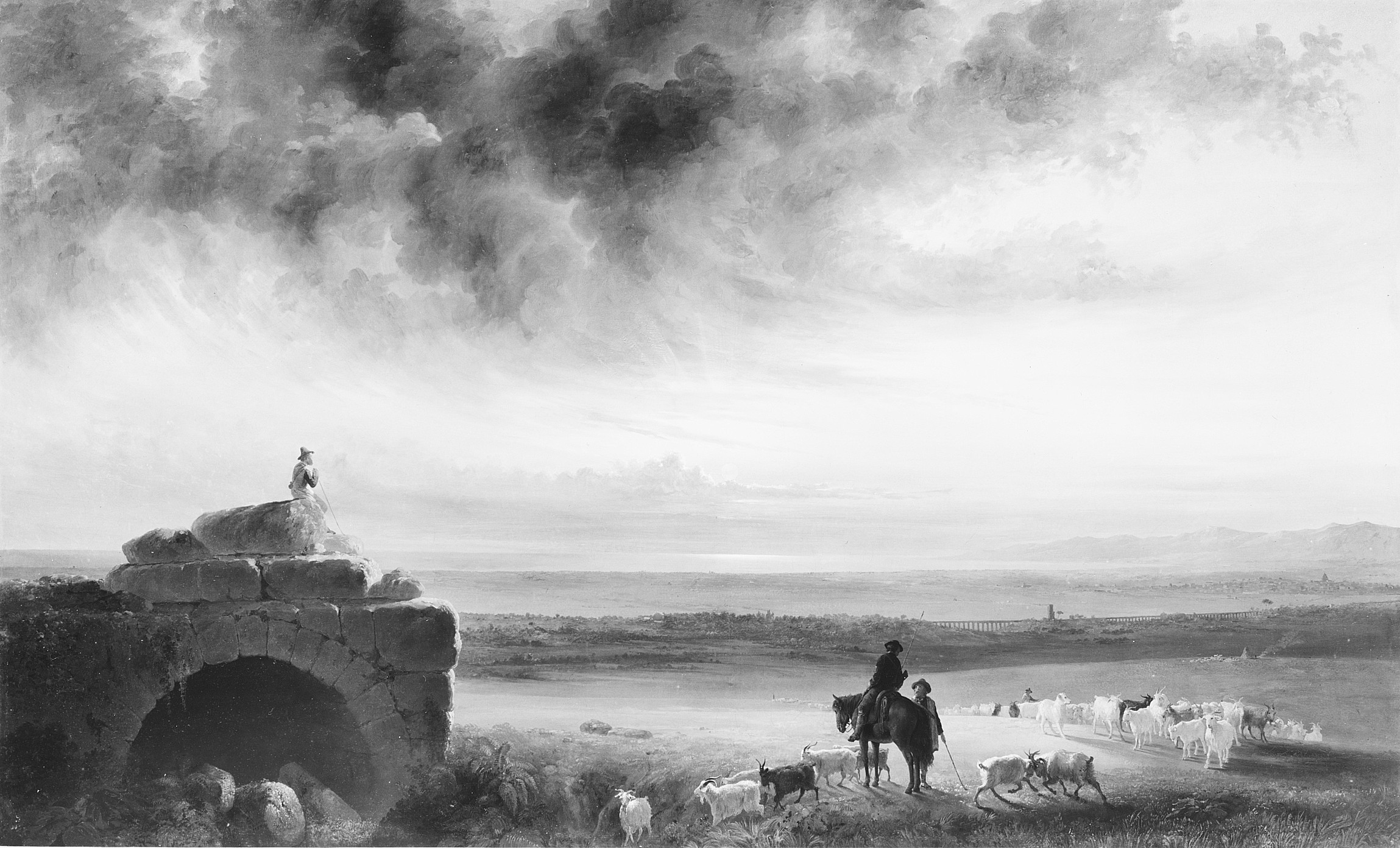 The Roman Campagna, 1864, John Gadsby Chapman