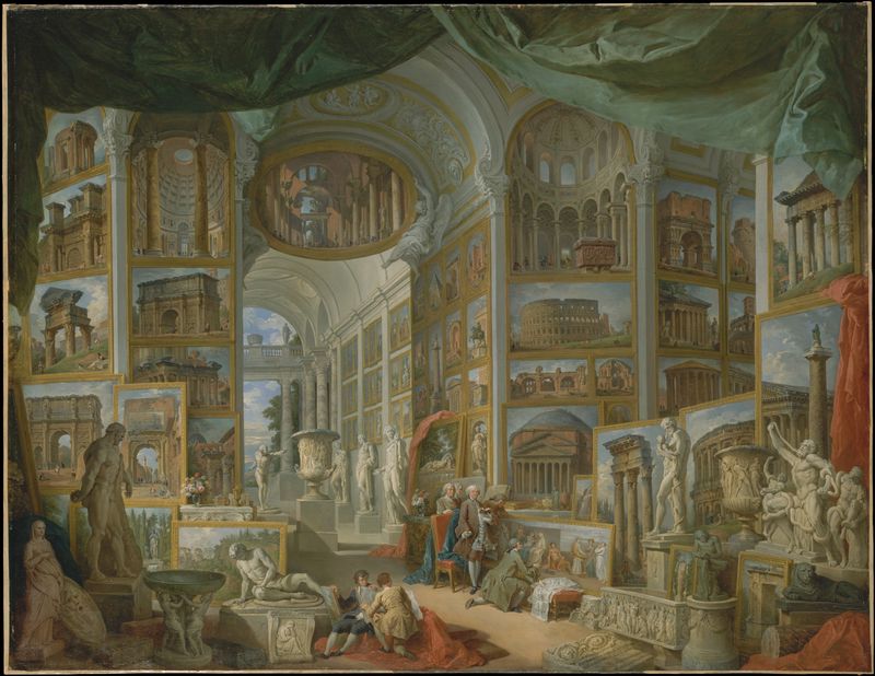 Ancient Rome, 1757, Giovanni Paolo Panini