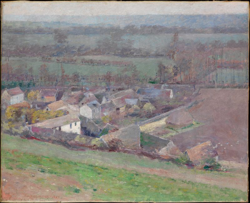 A Bird's-Eye View, 1889, Theodore Robinson